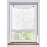 Bonprix Vouwgordijn in linnenlook maat h/b: 140/80 cm