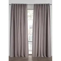 Bonprix Onderhoudsvriendelijke gordijnen van microvezel (2 stuks) maat H/B: 145/140 cm