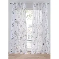 Bonprix Gordijn van lichte voile, ook in extra lang (1 stuk) maat h/b: 245/144 cm