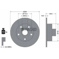 PAGID 53944NC Remschijf