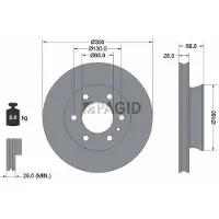 PAGID 56012NC Remschijf