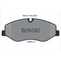 PAGID T2414N Remblokken