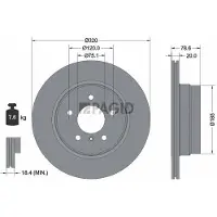 PAGID 54611NC Remschijf