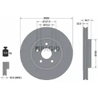 PAGID 55722NHC Remschijf