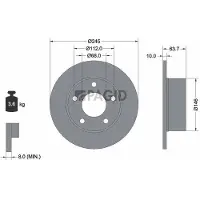 PAGID 53924NC Remschijf
