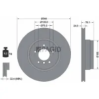 PAGID 54612NHC Remschijf