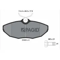 PAGID T5133N Remblokken