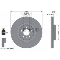 PAGID 55826NHC Remschijf