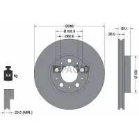 PAGID 50282NC Remschijf