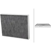Hella Interieurfilter met actieve koolfilter, afmetingen 278 x 217 mm, , geschikt voor onder andere VW TRANSPORTER