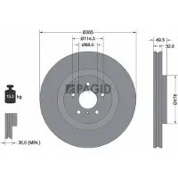 PAGID 54991NHC Remschijf