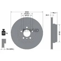 PAGID 55419NC Remschijf