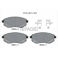 PAGID T4276N Remblokken