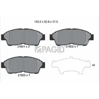 PAGID T3013N Remblokken