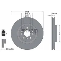 PAGID 55604NHC Remschijf