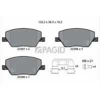 PAGID T2560N Remblokken