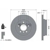 PAGID 50441NC Remschijf