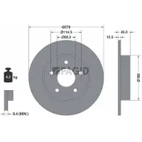 PAGID 54257NC Remschijf