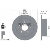 PAGID 56222NC Remschijf