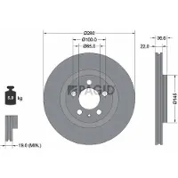 PAGID 53954NHC Remschijf