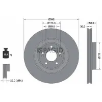 PAGID 56148NHC Remschijf