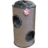 Gebr. De Boon Klimton sisal 2 gaats 75 cm grijs/grijs Klimmeubels