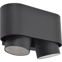 Lutec - Cypres wandlamp voor buiten - GU10 - Donkergrijs