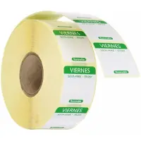 Hendi Voedselveiligheidsstickers, multifunctioneel, eenvoudig verwijderbaar , , Vrijdag, Groen, 1000 st., 25x25x(H)mm