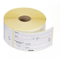 Hendi Houdbaarheidsstickers, multifunctioneel, eenvoudig te verwijderen, , Wit, 500 st., 100x50mm
