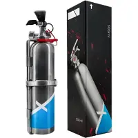 Ama Brandblusser Auto - Brandblusser -Schuimblusser - 500 ML - Compact - ‎10x10x34cm - Zilver