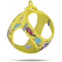 Curli Hondentuig Clasp Vest Harness Comic Geel SE25 Maat XL