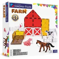 Magna-Tiles | Boerderij dieren - Farm Animals 25 Stuks Set - Magnetisch speelgoed