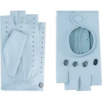Roeckl Handschoenen met korte vingers ' FLORENZ AUTOFAHRER ' smoky blue / hemelsblauw / pastelblauw / lichtblauw