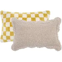Fonq Teddies Sierkussen - Set van 2 - Oker