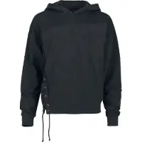 Black premium by emp Trui met capuchon - Essential Hoodie mit Schnürung - S tot XXL - voor Vrouwen - zwart - Maat XXL