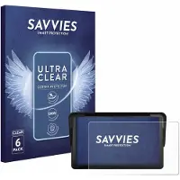 Savvies - Screenprotector voor Carpuride V3 7" - Folie Beschermfolie transparant 6 Stuks
