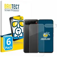 BROTECT Screenprotector 6 Stuks voor Nubia Air (Voor+Camera) Beschermglas transparant