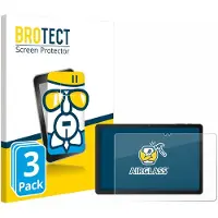 BROTECT Screenprotector 3 Stuks voor VALE Tablet V11E LTE Beschermglas transparant