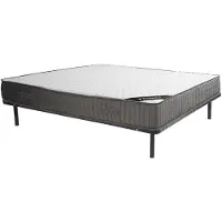 Vente-unique Set 160 x 200 cm lattenbodem + matras van schuim en traagschuim toplaag 11 zones dikte 22 cm - DANEVO van YSMÉE