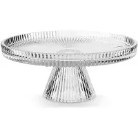 Vt wonen Taartplateau vtwonen Glass Clear Small 19,7 x 8,3 cm