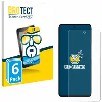 BROTECT - Screenprotector voor Xiaomi Poco M7 Pro 4G - Folie Beschermfolie transparant 6 Stuks