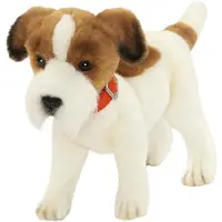 Hansa Jack Russel Knuffel - 31 cm - pluche - honden knuffeldier