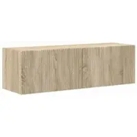 vidaXL TV Wandkast Sonoma 98 x 31 x 29,5 cm Bewerkt hout