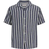 Jack & Jones Overhemd 'JWHCoba' navy / wit
