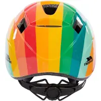 Trespass Kinder/Kids Dunt Regenboog Gestreepte Mountainbike Helm (Veelkleurig)