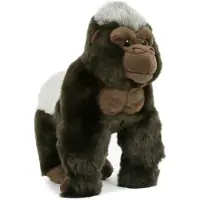 Semo Pluche Knuffel dier - gorilla - aap - apen knuffeldier - 28 cm - bosdier