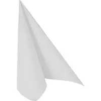 Papstar Servetten Royal Collection, 5 x 50 stuks, 1/4 vouw, stoflook, 400 x 400 mm, papier, wit