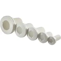 Trudesign 1 1/2´´ Nylon Thru-hull Zilver