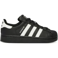 Adidas Originals Sneakers 'SUPERSTAR II C' zwart / wit