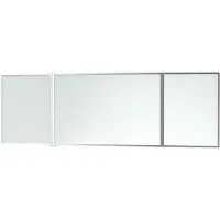 Ivol Meervlaksbord / inklapbaar whiteboard - gelakt staal - 90x120 cm - 5 z